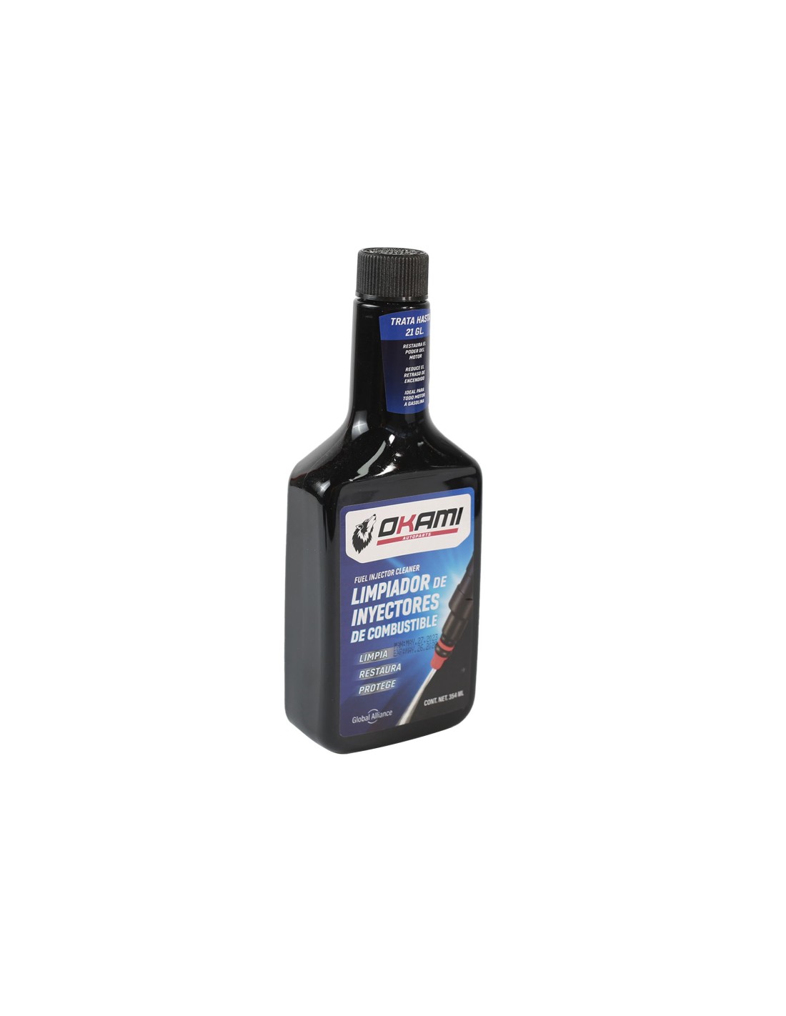 LIMPIADOR DE INYECTORES DE COMBUSTIBLE 354ML_OKAMI CLEANERS