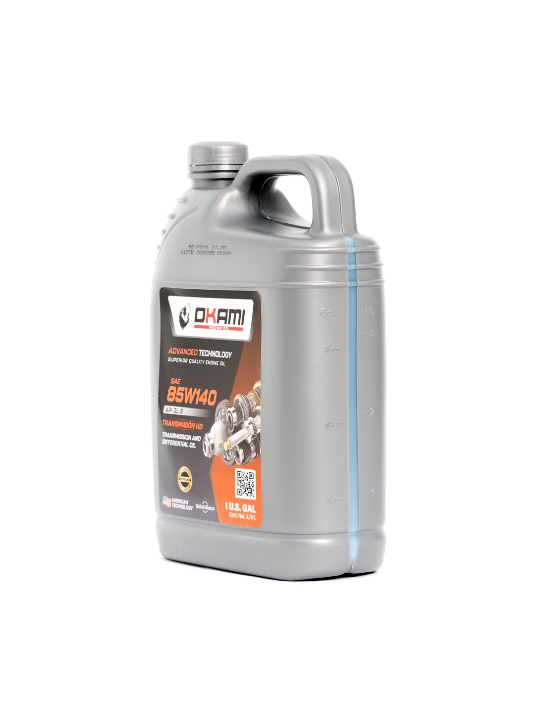 ACEITE SAE 85W140 GL-5 1GL_OKAMI LUBRICANTES