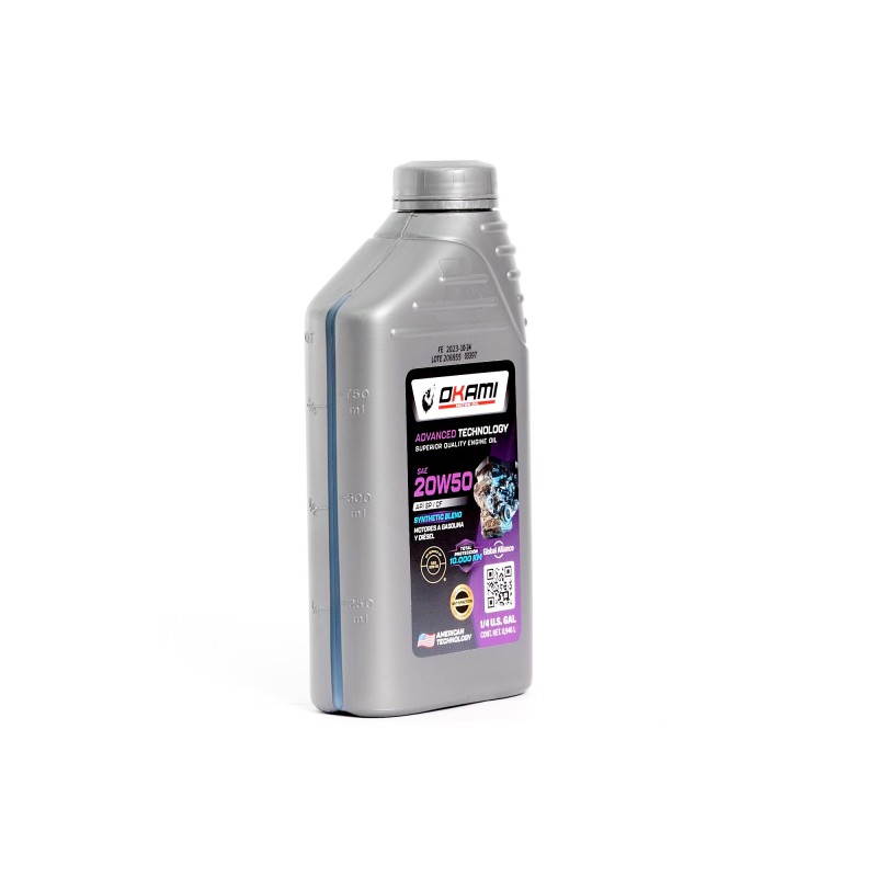 ACEITE SAE 20W50 SEMI-SINTETI SB/SP/CF 1LT 2
