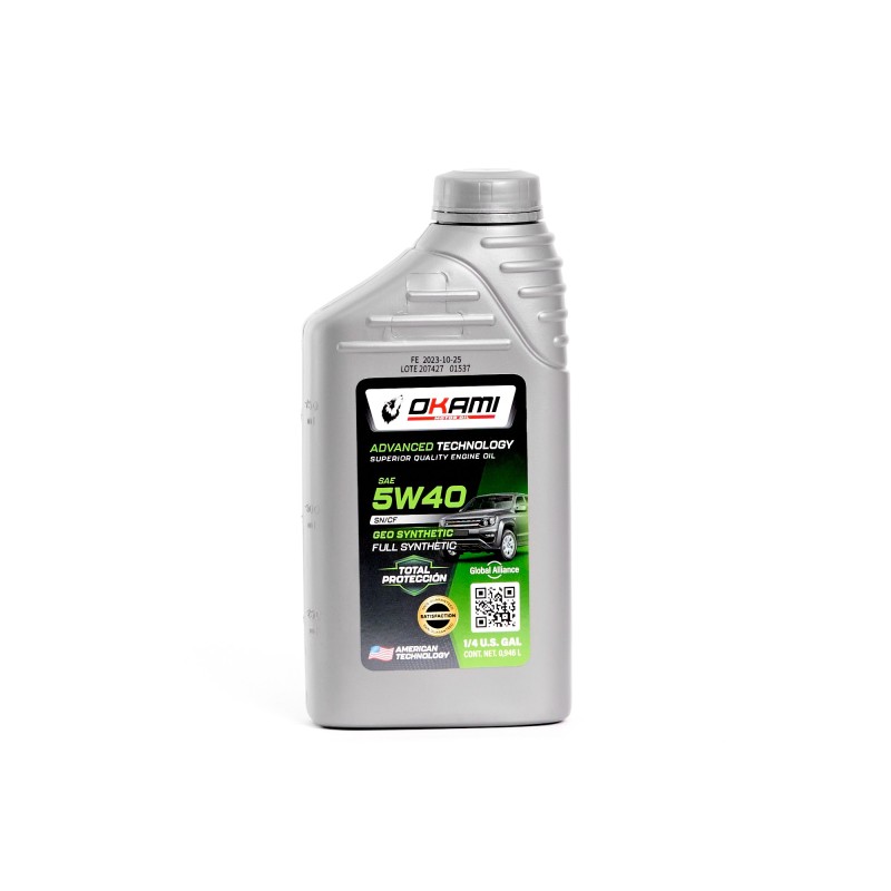 ACEITE SAE 5W40 FULL SYNTETHIC SN/CF  1LT