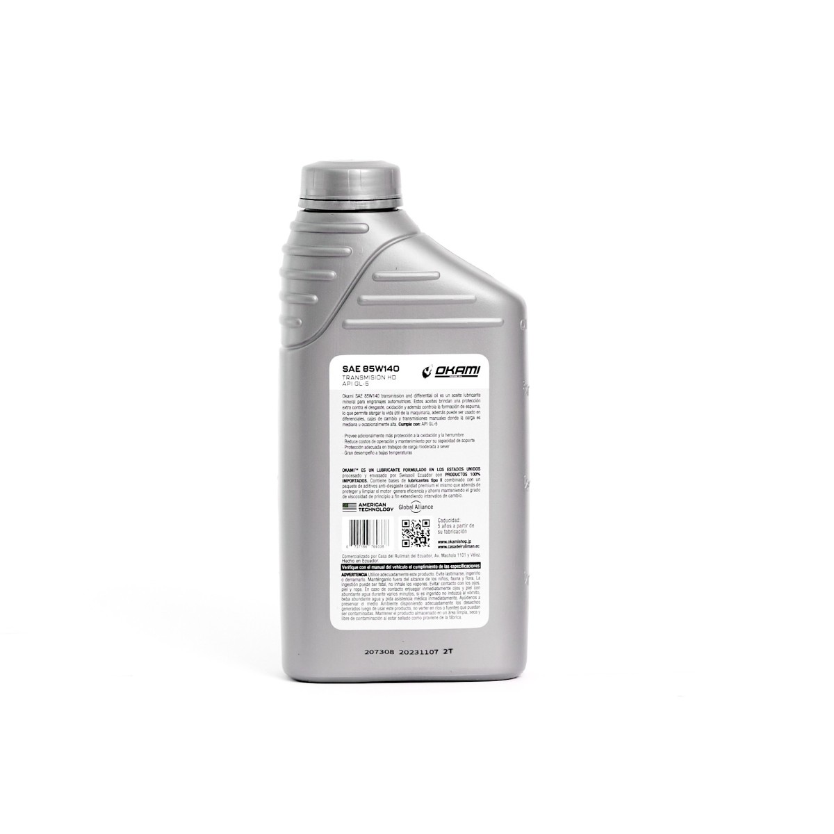 ACEITE SAE 85W140 GL-5 1LT