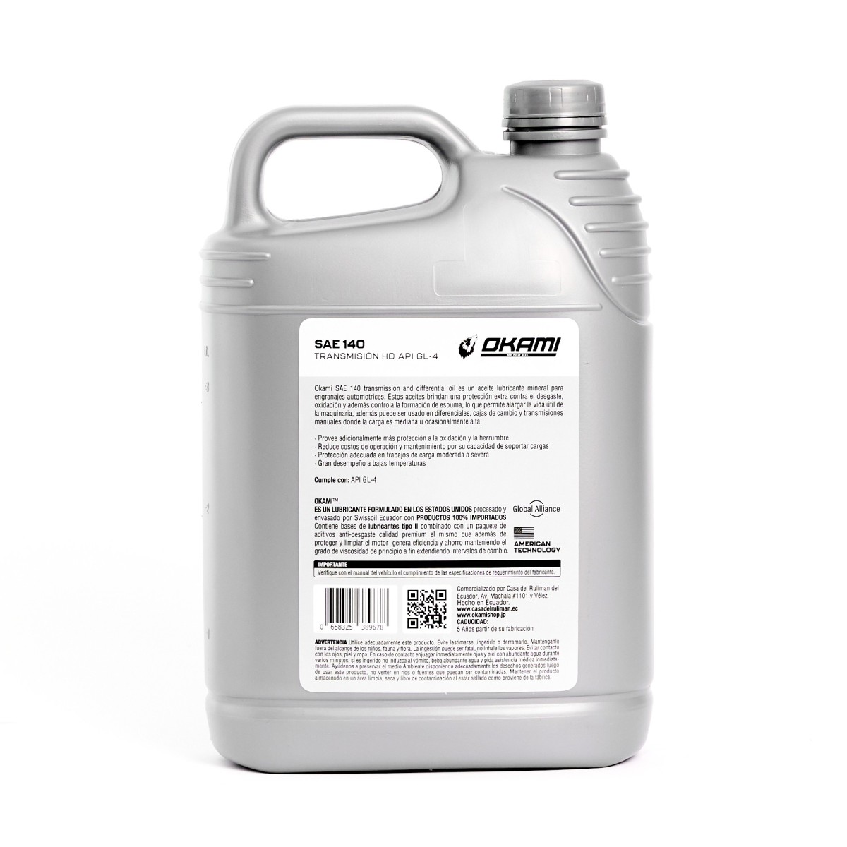 ACEITE SAE 140 GL-4 1GL