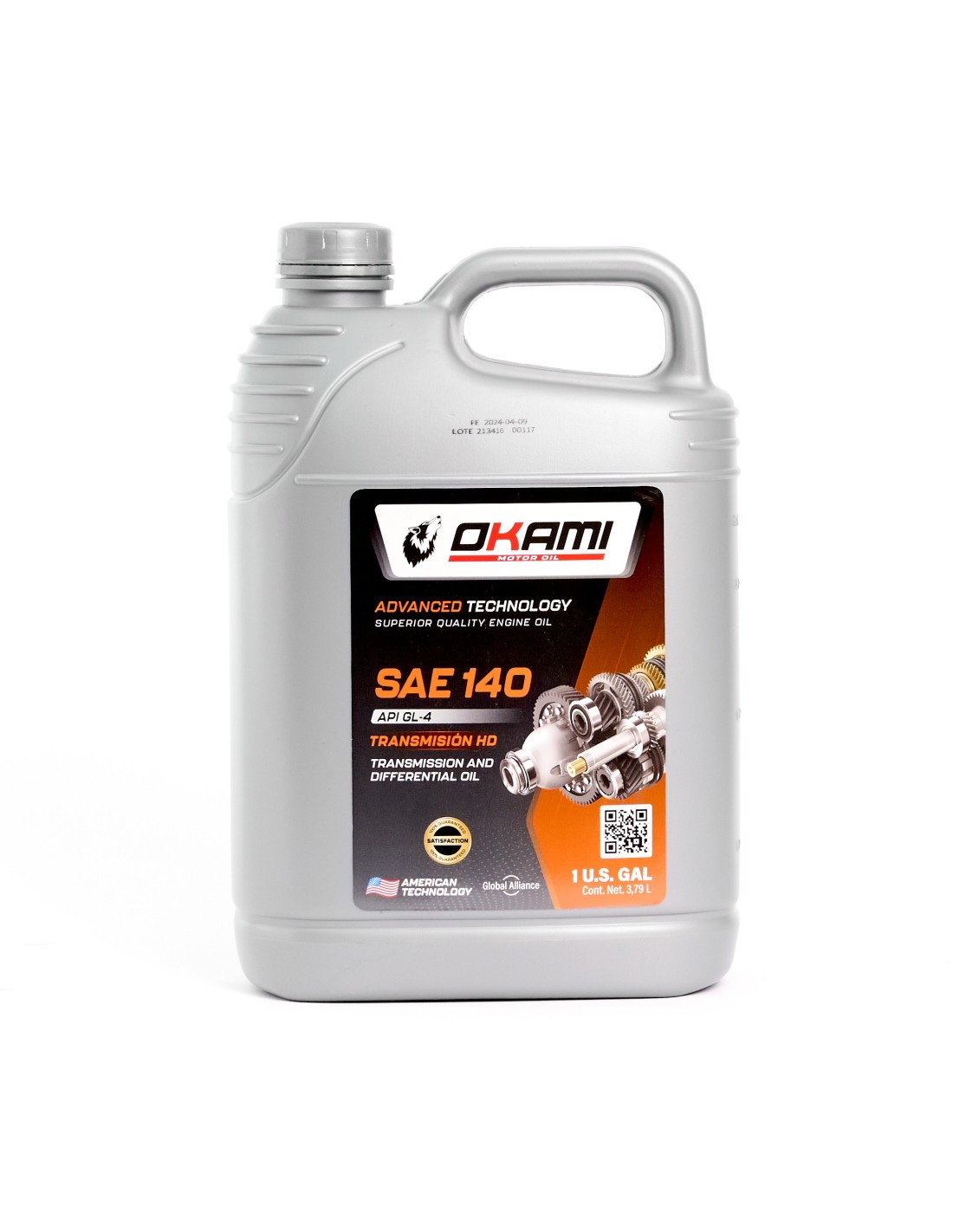 ACEITE SAE 140 GL-4 1GL_OKAMI LUBRICANTES