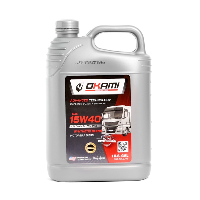 ACEITE SAE 15W40 SEMI-SINTET CI-4/SL 1GL