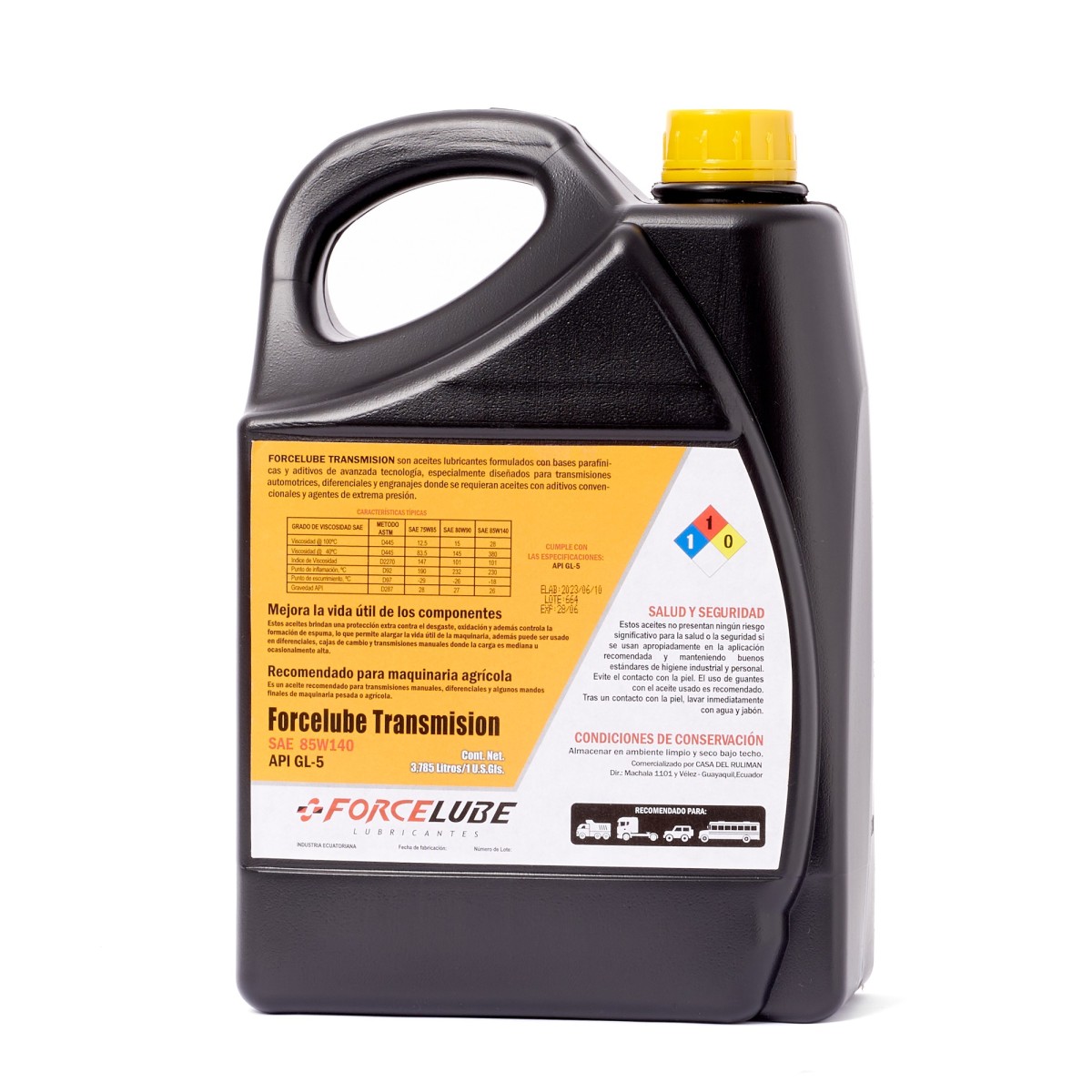 ACEITE TRANSMISION SAE 85W140 API GL5 CJ 1GL