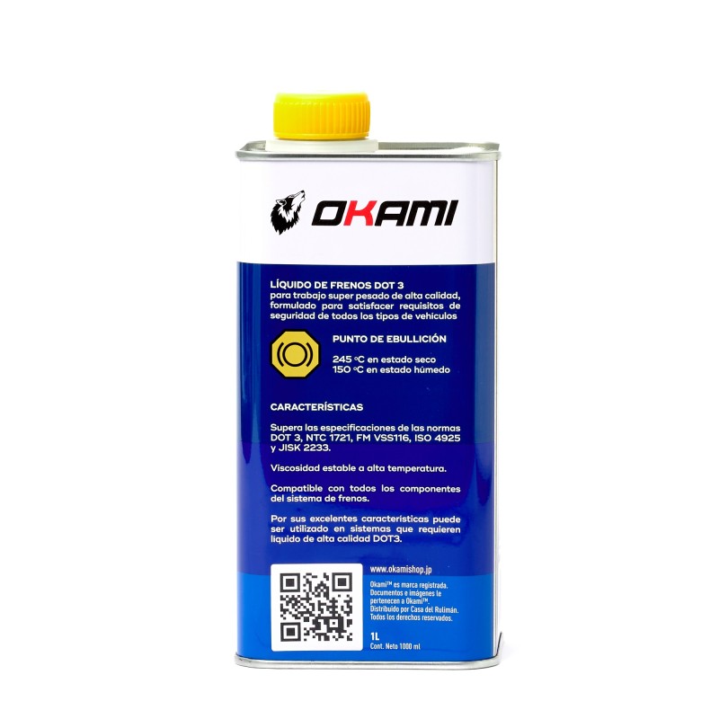 DOT3 1L LIQUIDO DE FRENO