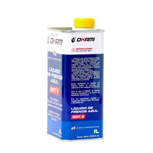 DOT3 AZUL 1L LIQUIDO DE FRENO