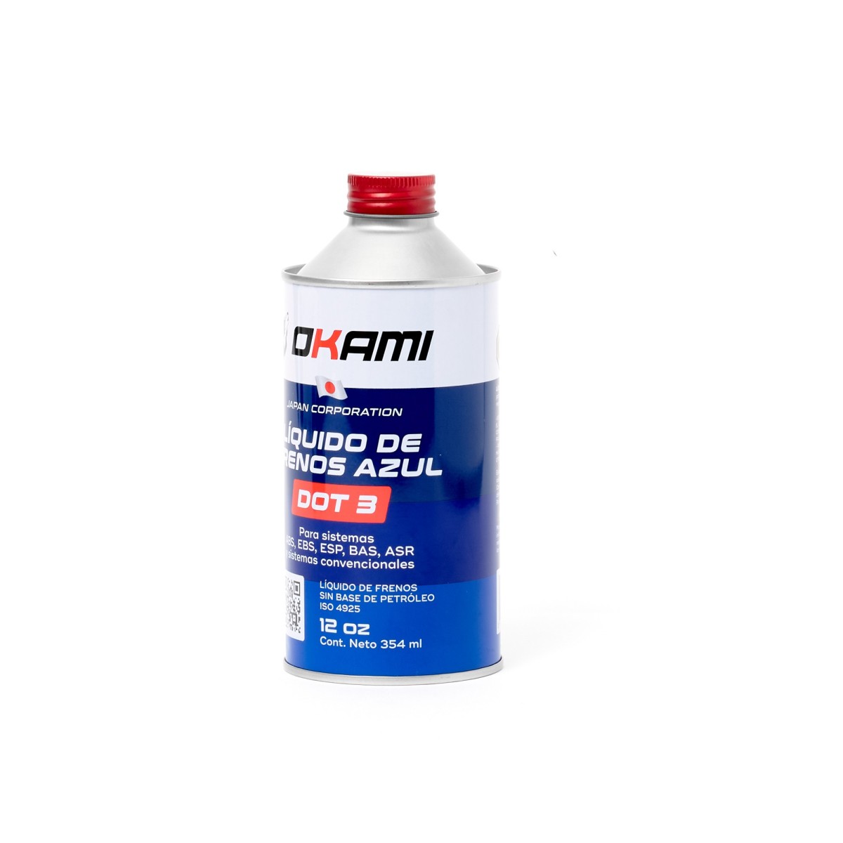 DOT3 AZUL (12OZ)_355ML LIQUIDO DE FRENO