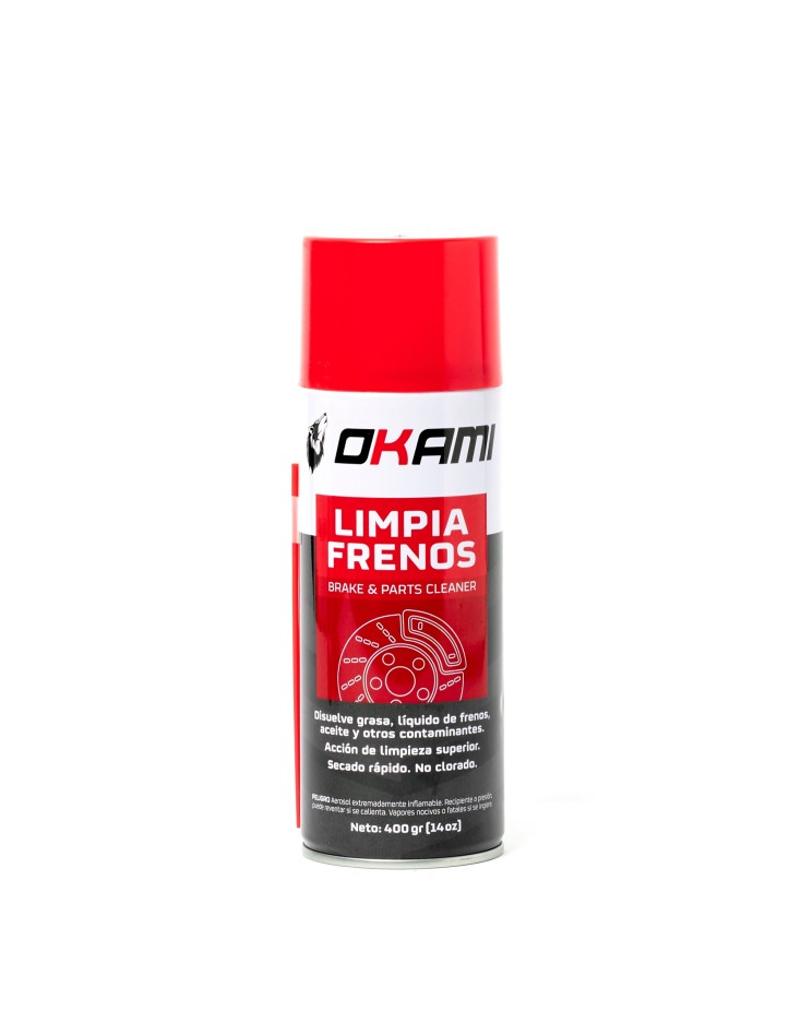 LIMPIADOR DE FRENOS 14OZ (400G)_OKAMI CLEANERS