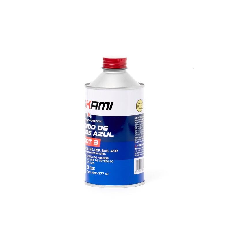 DOT3 AZUL (9.77OZ) LIQUIDO DE FRENO