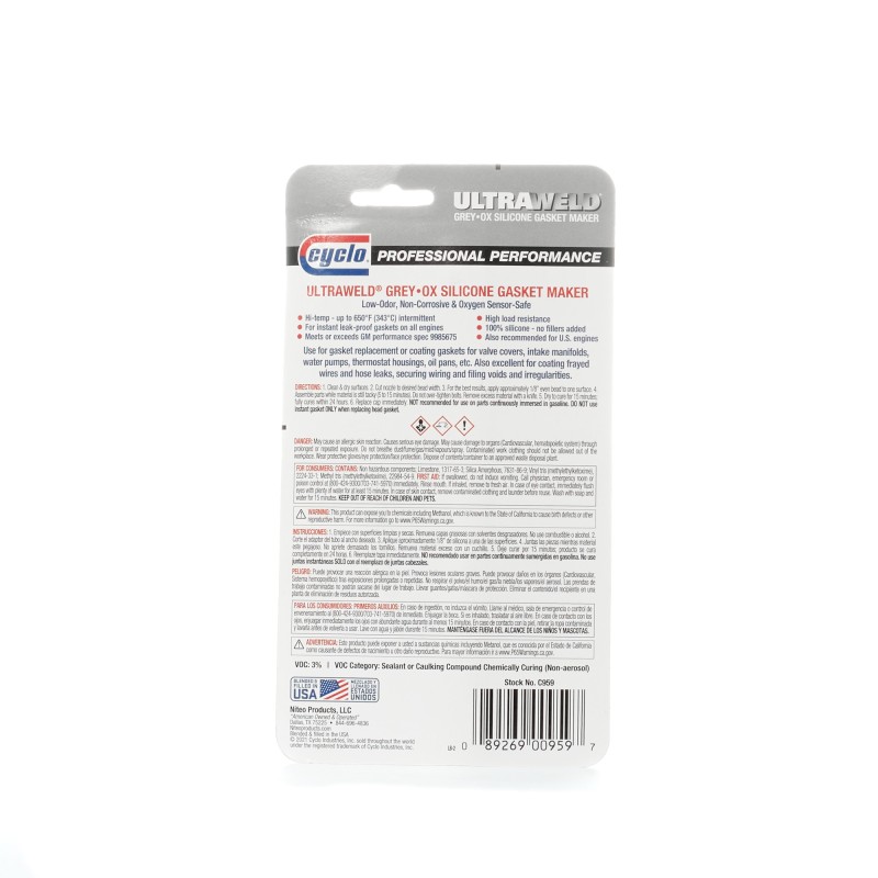 C959 SILICON GRIS 3.OZ/85.ML 2