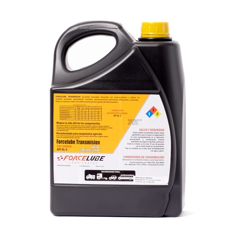 ACEITE TRANSM SAE 80W90 API GL5 TRANSMISION CJ 1GL 2