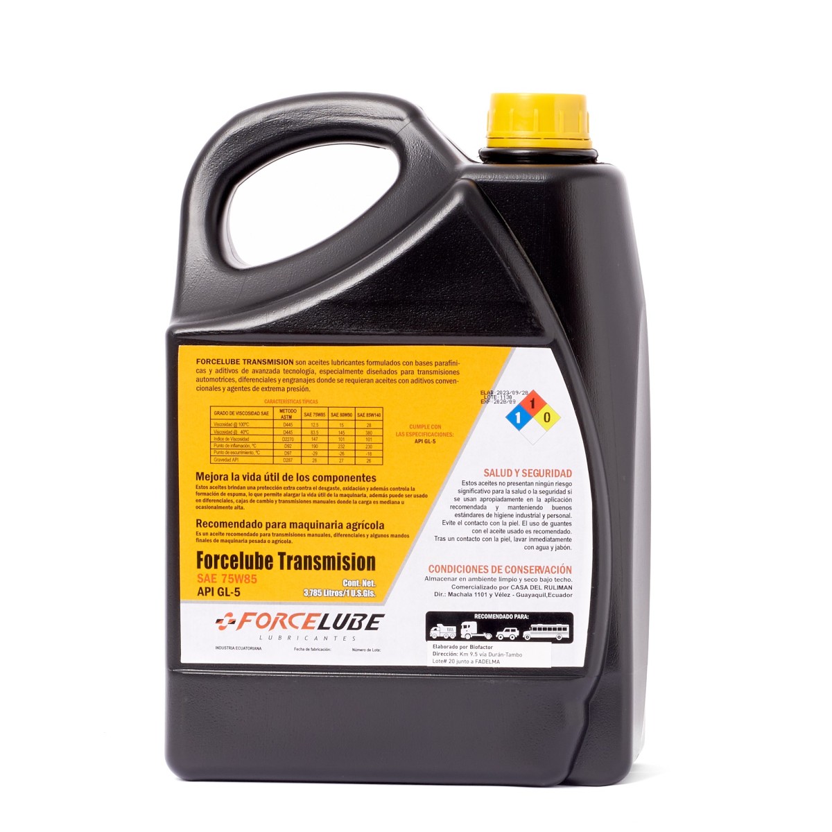 ACEITE TRANSMISION SAE 75W85 API GL5 CJ.1GL