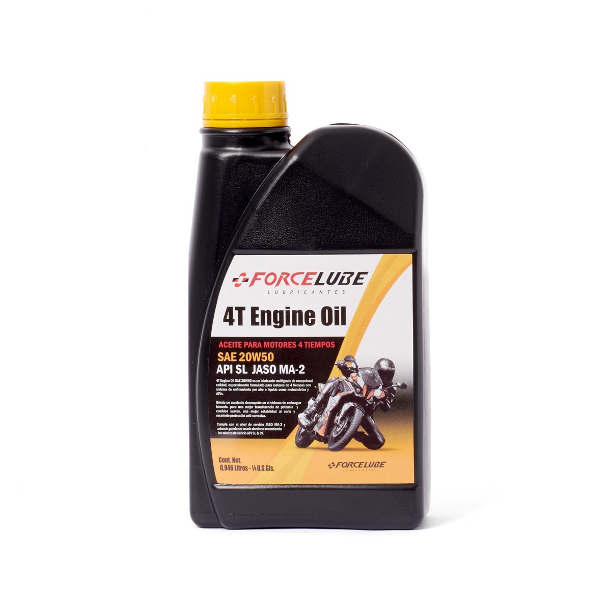 ACEITE 4T 20W50 API SL JASO 1LT