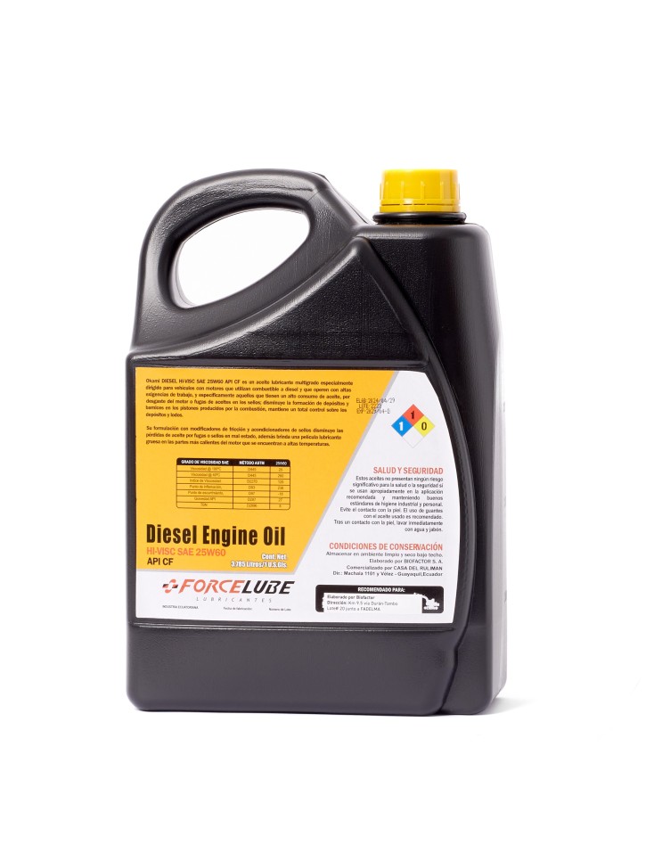 ACEITE DIESEL SAE 25W60 API-CF CJ.1GL