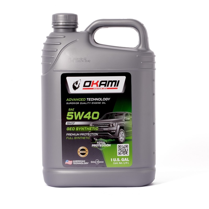ACEITE SAE 5W40 FULL SYNTETHIC SN/CF  1GL