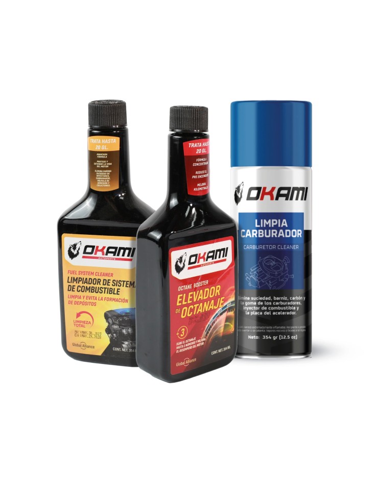 KIT ECOMMERCE 12C/U-LIMP CARBURA-LIMP COMBUSTI-ELVADOR OCTAN