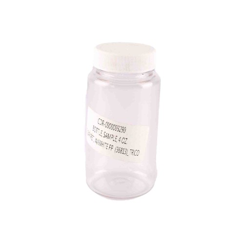 36813(36814)BOTELLA TRANSPARENTE MUESTRA DE ACEITE 4OZ