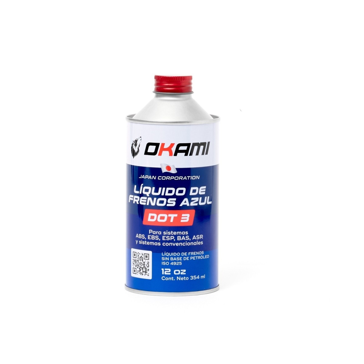 KIT ECOMMERCE 120 LIQUIDOS DE FRENOS DOT3 de 12OZ_OKAMI