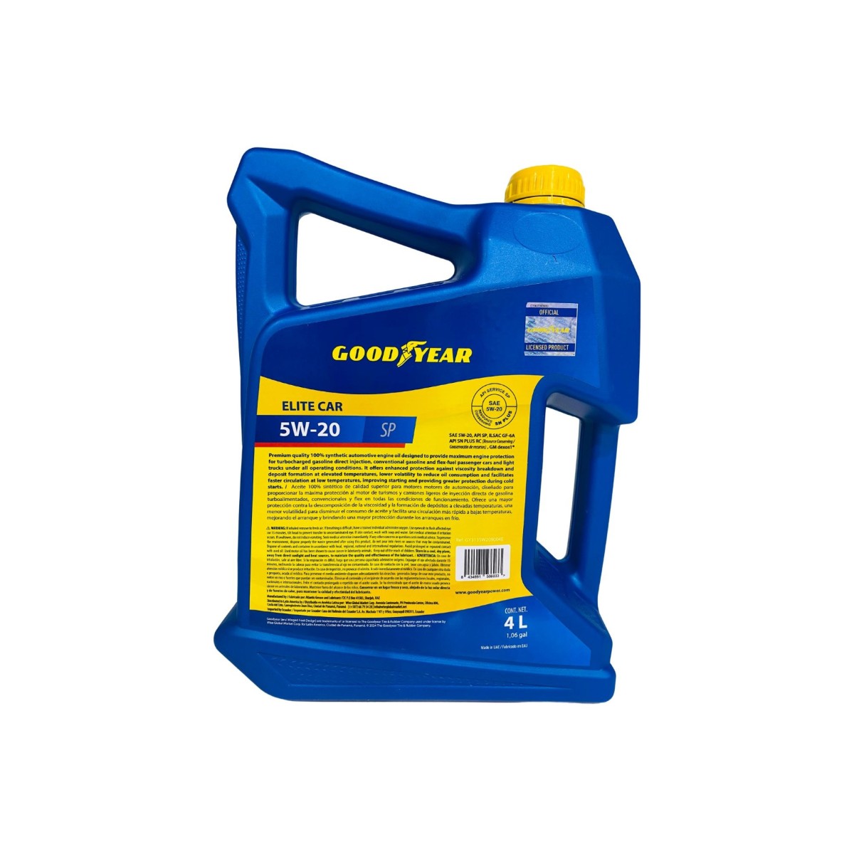 ACEITE FULL SINTETICO SAE 5W20 SP 1GL