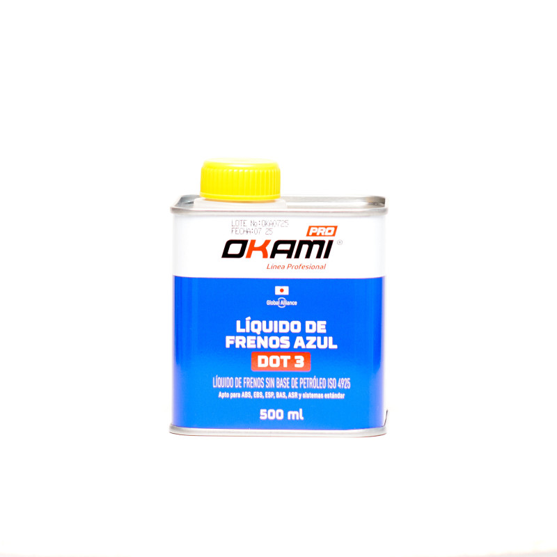 DOT3 AZUL 500ML LIQUIDO DE FRENO