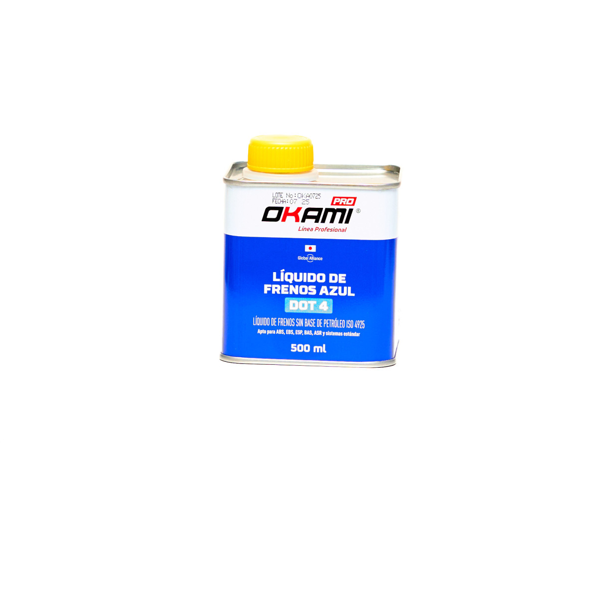 DOT4 AZUL 500ML LIQUIDO DE FRENO