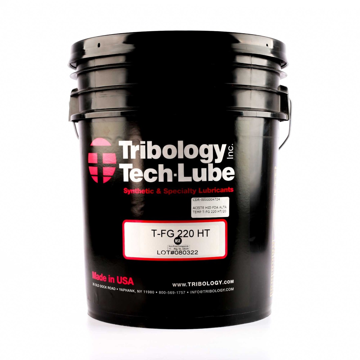 ACEITE HID FDA ALTA TEMP T-FG 220 HT/20 LIT CANECA