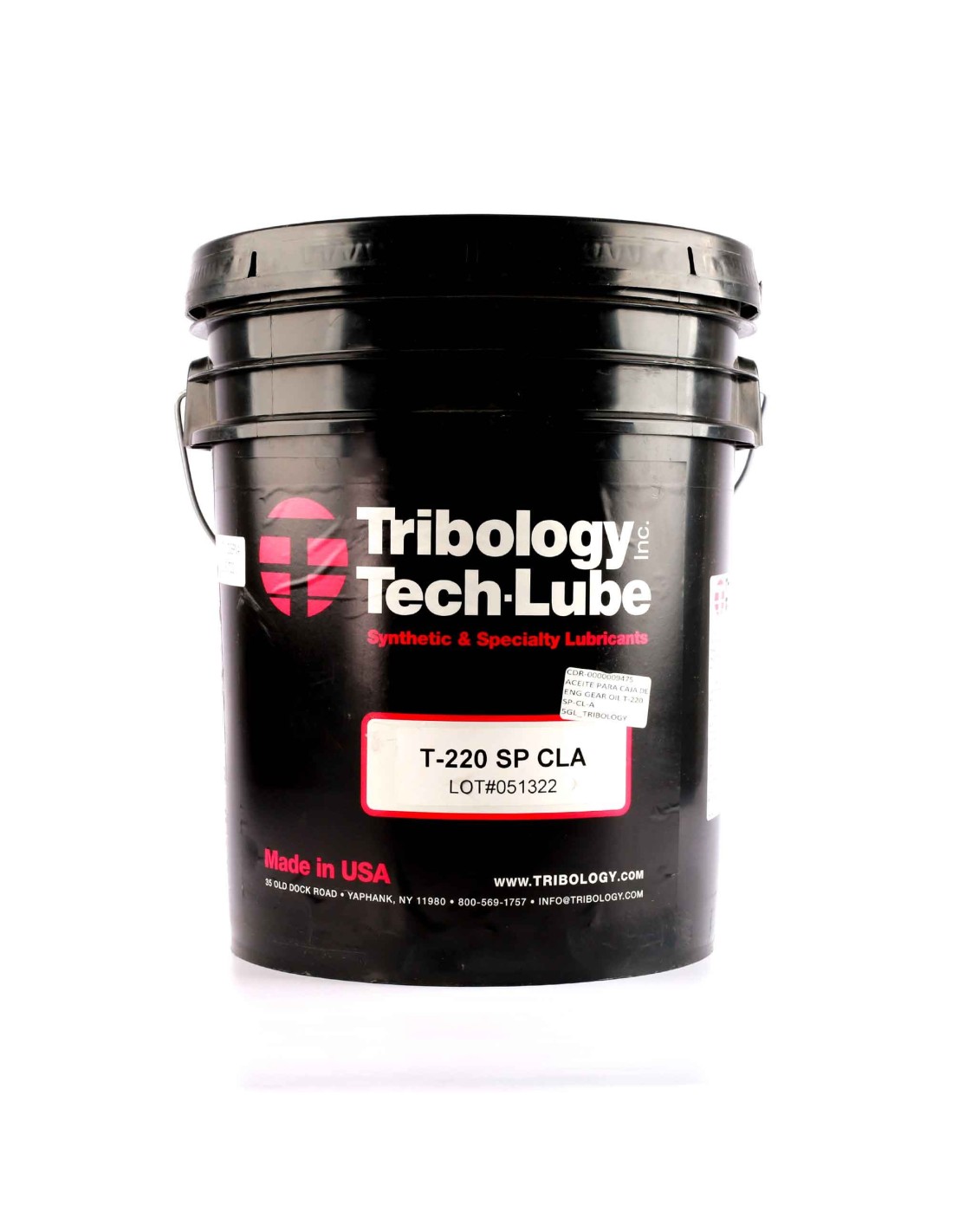 ACEITE PARA CAJA DE ENG GEAR OIL T-220 SP-CL-A 5GL_TRIBOLOGY