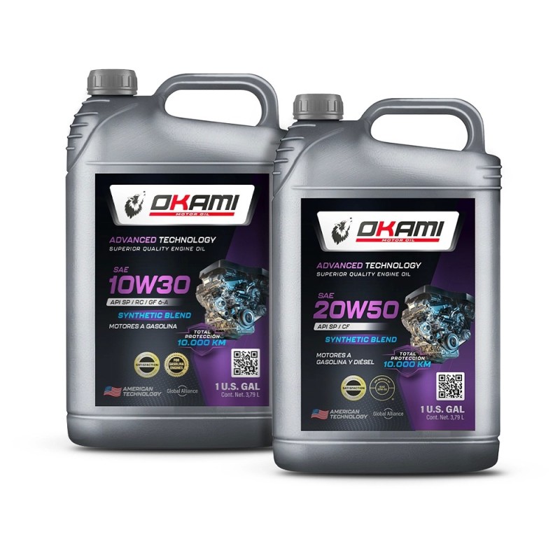 KIT ECOMMERCE SEMI-SINT 12GL 20W50 + 12GL 10W30