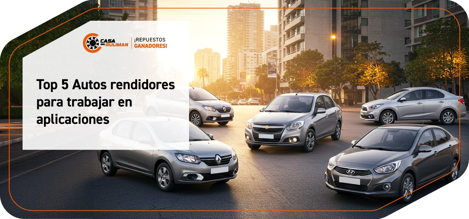 Top 5 Autos rendidores para trabajar en aplicaciones de movilidad Top 5 Autos rendidores para trabajar en aplicaciones de movilidad