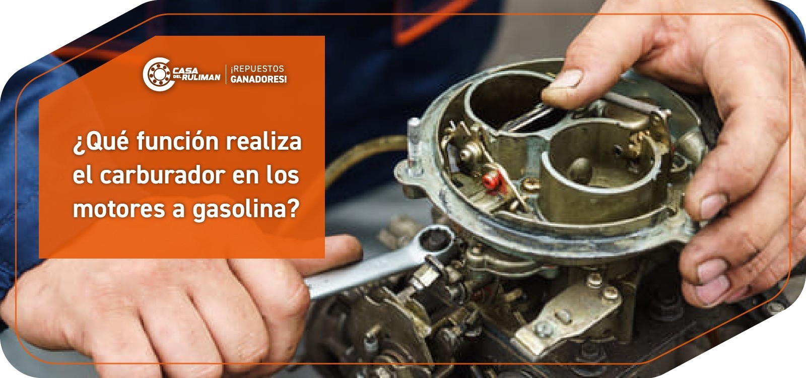 ¿Qué función realiza el carburador en los motores a gasolina?