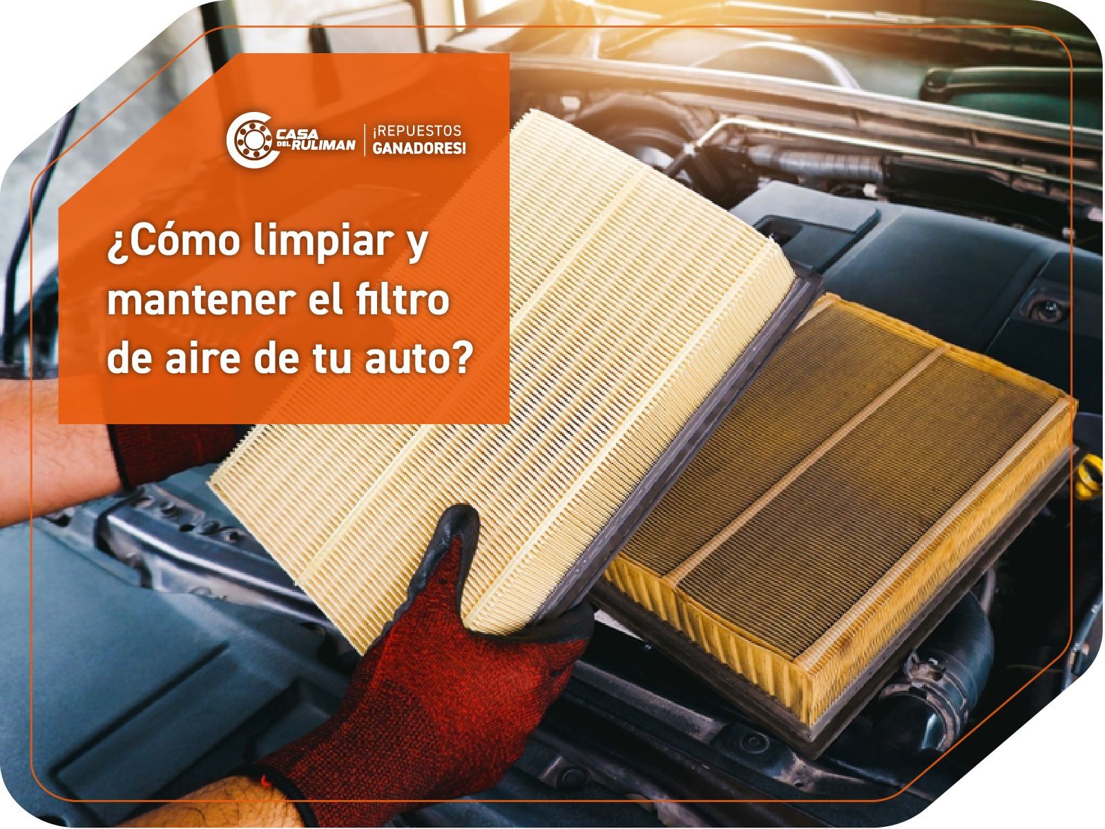 ¿Cómo limpiar y mantener el filtro de aire de tu auto?