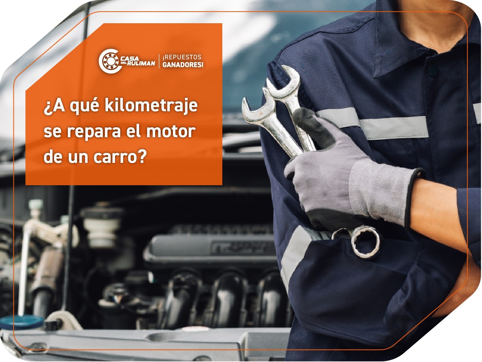 ¿A qué kilometraje se repara el motor de un carro?