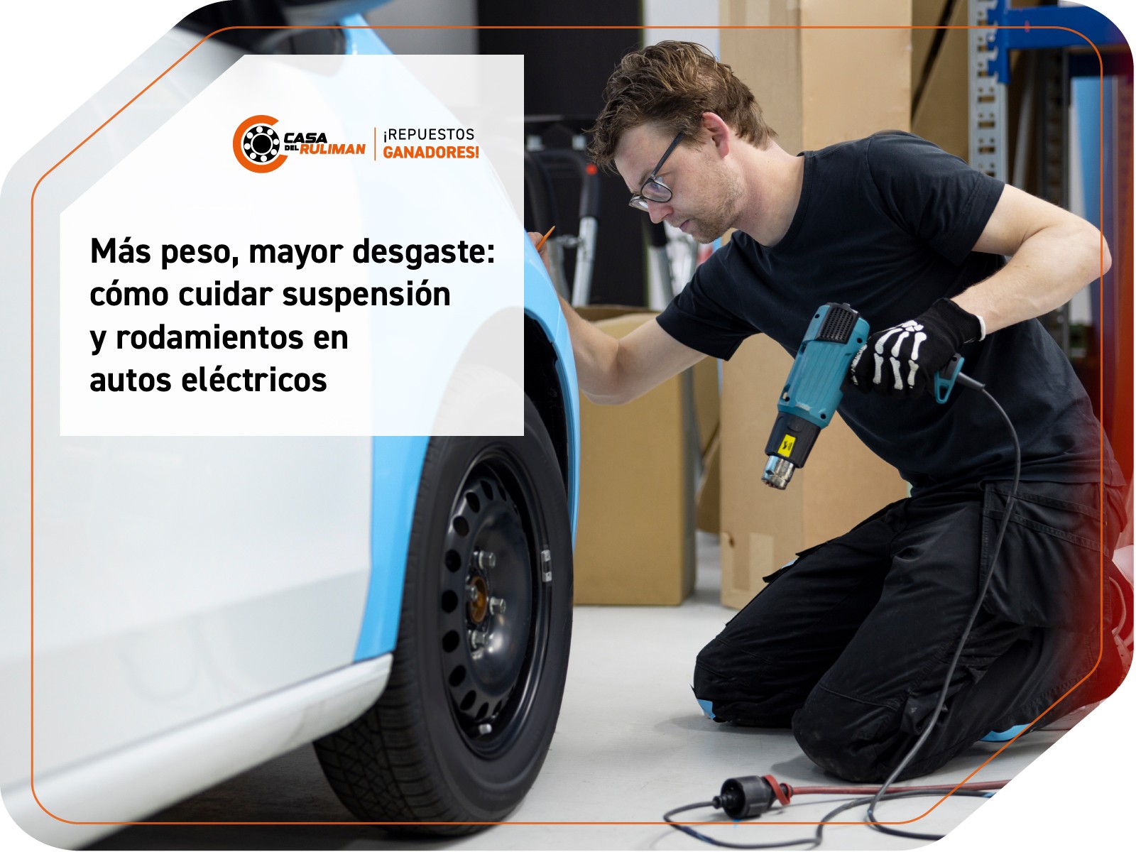Más peso, mayor desgaste: cómo cuidar suspensión y rodamientos en autos eléctricos